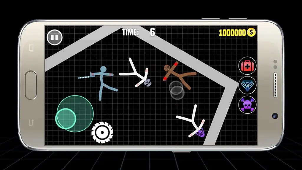 Stickman Warriors Gameplay - Gravity Stickman Fight 